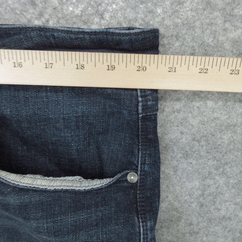 TK Axel Jeans Mens 38x31 Blue Slim Boot Dark Wash Denim Stretch Modern Fit - Picture 7 of 16